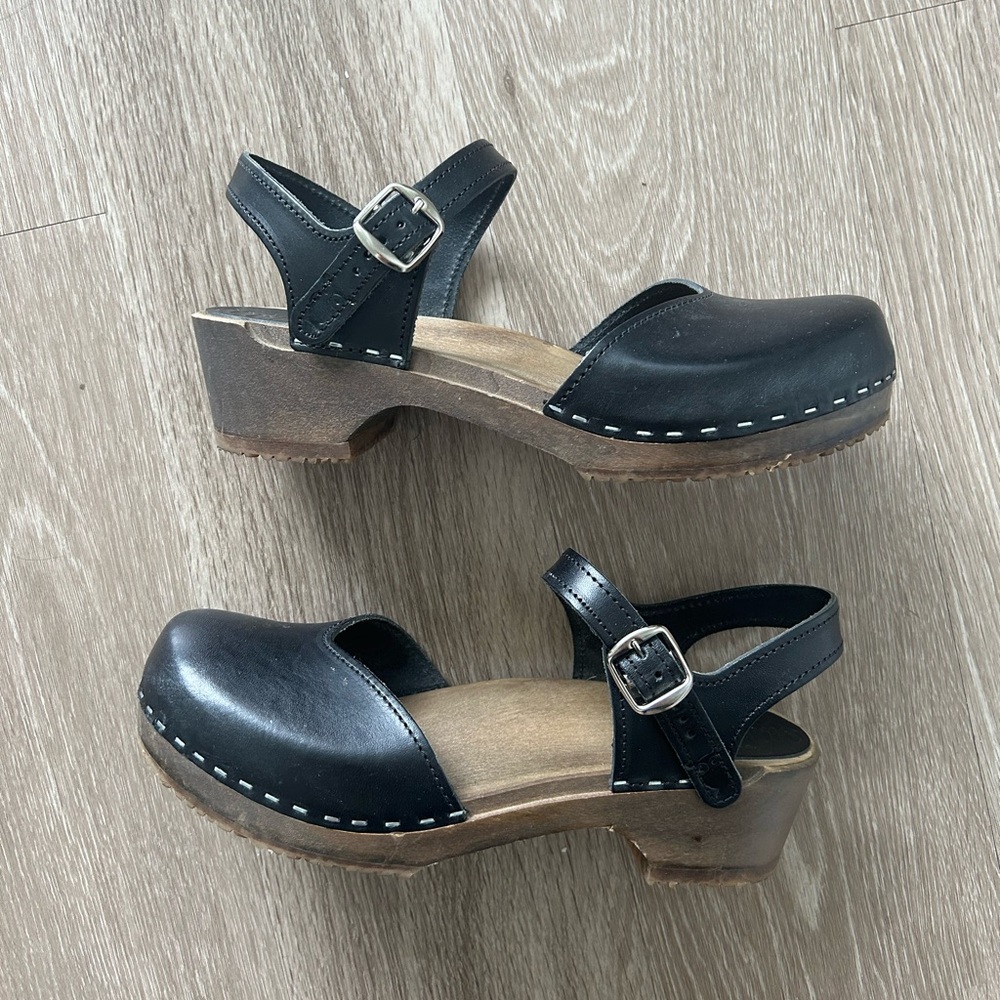 Sandgrens Saragasso Classic Clog Sandal - Black